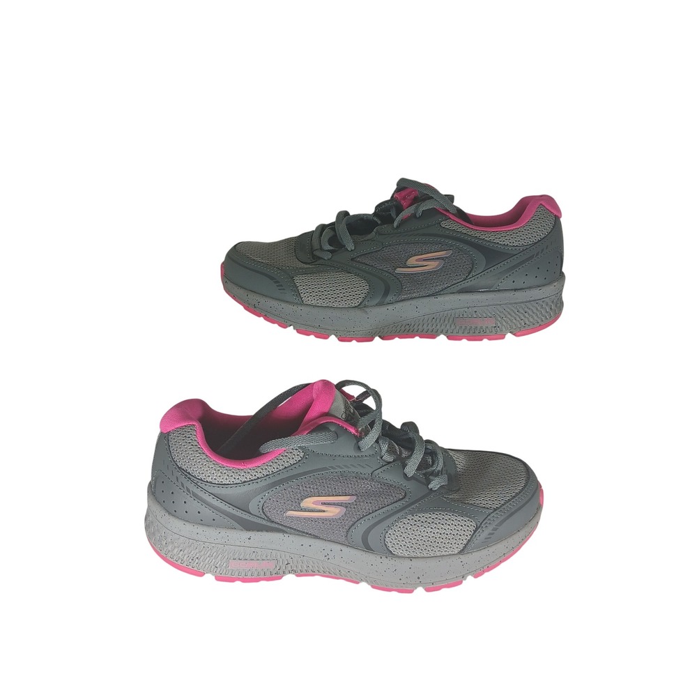 Skechers GOrun Sneakers 7 Grey Pink Fresh Foam Running Walking Athleisure 128285